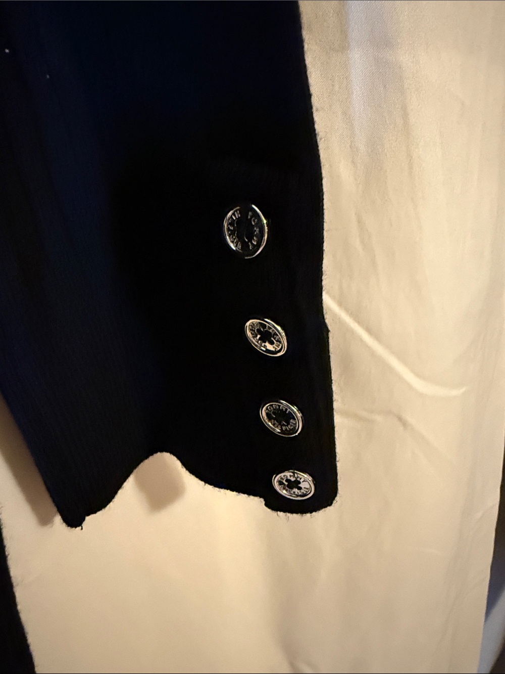 Tommy Hilfiger Black Ribbed Turtleneck Sweater Dress - Picture 5 of 7